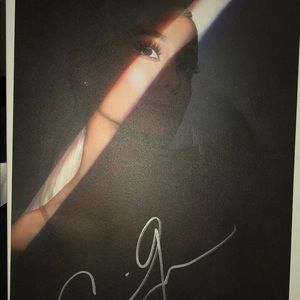 Ariana Grande Signed Poster